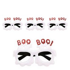 Allode 萬聖節派對道具眼鏡, 4個, TYPE17白色幽靈