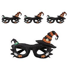 Allode 萬聖節派對道具眼鏡, 4個, TYPE24南瓜帽
