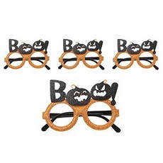 Allode 萬聖節派對道具眼鏡, 4個, TYPE23黑暗南瓜
