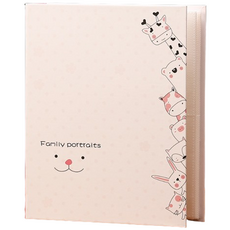 Allode 永恆珍藏 插入式相簿 直式版 17.7 x 13 cm, 03 動物家庭, 100張