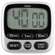 dretec 咖啡用計時器, 1個, 黑色