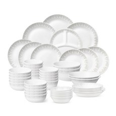 Corelle Brands 康寧餐具 Fine Dining 10人份韓式餐具組 47件組, 1套