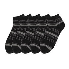 PAT 남성용 클래식 단목 5켤레 세트 PADCSSXL-BK5