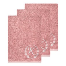 송월타월 카이저 세면타올 180g 40수 코마사, 분홍, 3개