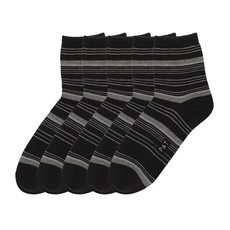 PAT 남성용 클래식 중목 5켤레 세트 PADCSMDL-BK5