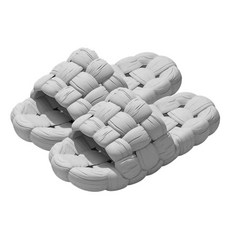 Block Mart 男款絎縫浴室拖鞋, 1個, 灰色