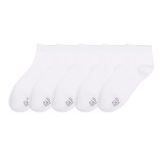 갭 베이직 단목 5켤레 세트 GPDBASXS-WH5