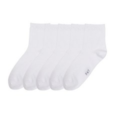 PAT 여성용 클래식 중목 5켤레 세트 PADCSMDS-WH5