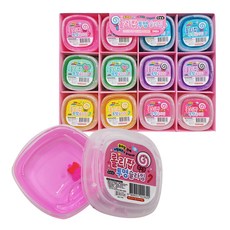 agaplus Candy Pongdang 迷你史萊姆6款4入組, 混色