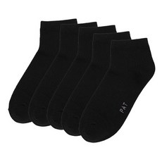 PAT 여성용 클래식 단목 5켤레 세트 PADCSSXS-BK5