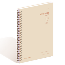 Monogram Journal 1YEARS 手帳 MG-0052, 甜蜜棕, 1個