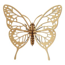 TUCAN 3D木頭拼圖, 22件, 蝴蝶