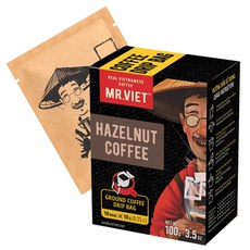 미스터비엣 헤이즐넛 분쇄원두 드립백 커피, 10g, 10개입, 1개