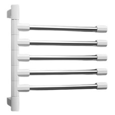 소니오 회전식 무타공 욕실 다용도 수건걸이, 5단, 1개