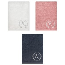 Songwol 松月 Kaiser 毛巾 洗臉毛巾 180g 40支 精梳棉, 隨機出貨, 3個