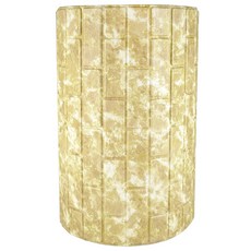 DEKOREA 簡便黏貼式保溫隔熱泡沫磚塊單色瓷磚 寬66cm*長2.5m, 棕色石頭, 1個