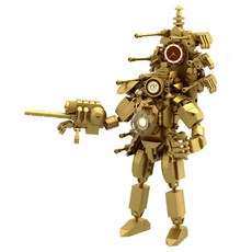 I'CLE 擬真斯基比迪馬桶相容積木, 35泰坦時鐘人Ver.2, 1個