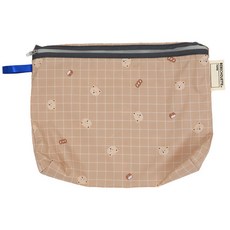 BEBE CHOUETTE 防水便當袋, 1個, 棕色小熊