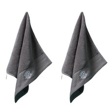 언헤브 럭셔리 핸드타월 35 x 35 cm, 03 그레이, 2개