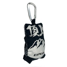 Expeak 頂級方形涼感露營毛巾 44 x 44 cm, 1個, 黑色