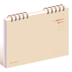 모노그램 드로잉북 스위트 브라운 MG-0078, 206 x 147 mm, 110매, 2개