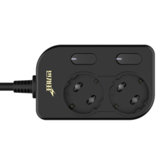 KUMHO Beongaepyo 韓國製造 節能型 獨立開關 2孔延長線 M2B-S5/R, 5m, 1個