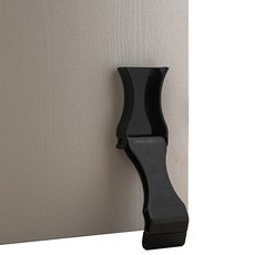 Lifegd100 免鑽孔門擋 黑色, 1個