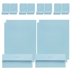 홀마크 무지 단색 편선지 4p + 봉투 2p 세트, 하늘, 5세트