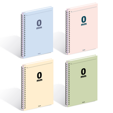 Withna 3000 0mm 練習本 80-0116, 隨機出貨, 4個