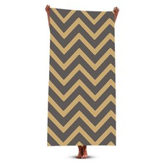 unhave 幾何沙灘巾 70 x 150 cm, 12 Z字形, 1個