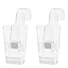 World Clean 夾式掛架, 透明, 2個