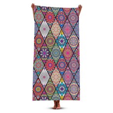 unhave 幾何沙灘巾 70 x 150 cm, 10 古董, 1個