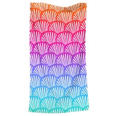 unhave 游泳沙灘巾 90 x 180 cm, 1個, 03 多彩