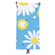 unhave 多彩沙灘巾 70 x 150 cm, 11 花朵, 1個