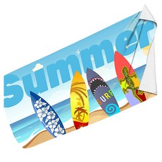 unhave 夏季沙灘巾 70 x 150 cm, 1個, 05 衝浪