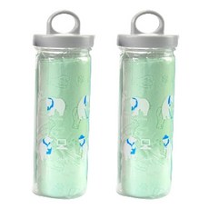 甜蜜商店 運動 體育 健身 健身 吸汗毛巾, 綠色, 2個