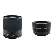 토키나 SZ 400mm F8 MF SONY E + 2X 익스텐더 렌즈 어댑터, TA-020(어댑터)