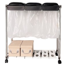 PICO 分類回收桶 3件, 黑色