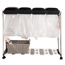 PICO 分類回收箱 4件組, 黑色