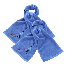 甜蜜商店 居家運動毛巾, 藍色, 2個