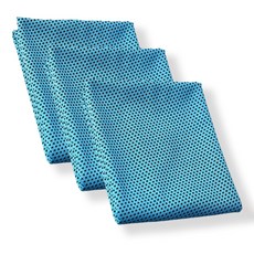 甜蜜商店 運動涼感毛巾, 藍色, 3個