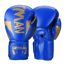 Block Mart 成人拳擊手套, 藍色, 1個