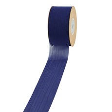 GILGRI 棉花糖雪紡皺褶禮品包裝緞帶 3.8cm, 1個, 19 深藍色, 22m