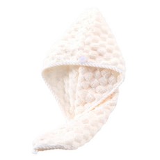 다정다감 빨리 마르는 극세사 엠보씽 헤어타올 25 x 65 cm, 화이트, 1개