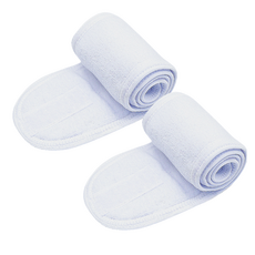 다정다감 찍찍이 세안 헤어밴드 61 x 8.5 cm, 화이트, 2개