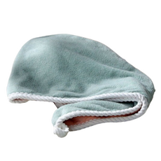 다정다감 빨리 마르는 극세사 엠보씽 헤어타올 40 x 65 cm, 그린, 1개