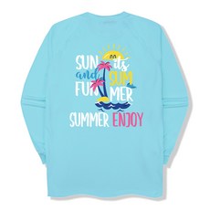 일루소 썬앤펀 오버핏 래쉬가드 긴팔 티셔츠