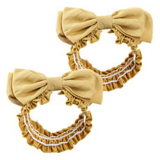 다정다감 프리미엄 세안 헤어밴드 머리띠 20cm, 옐로우, 2개