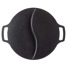 아리수 국산 태극 인덕션 그리들팬, 36cm, 1개