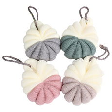 퀸코 심플 샤워볼, 혼합색상, 1개입, 4개